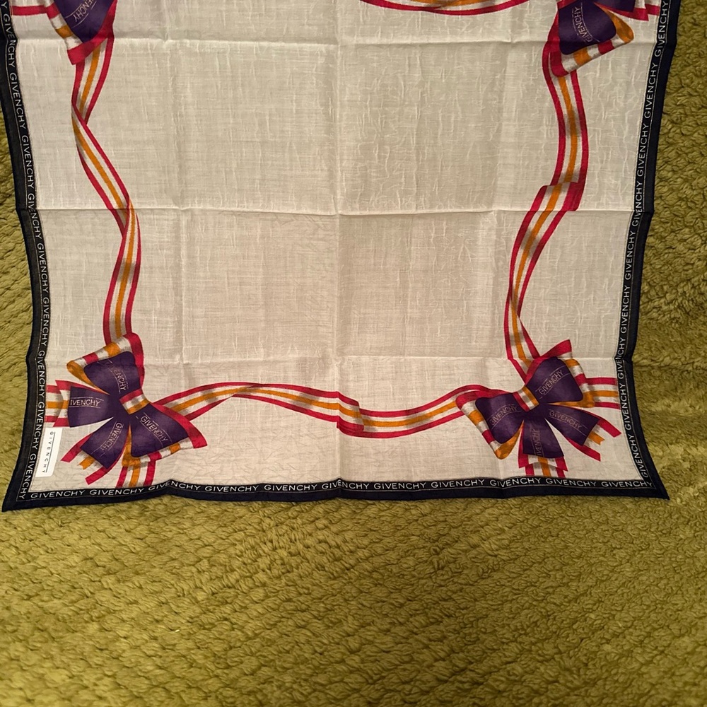Givenchy Multicolor Ribbon Handkerchief